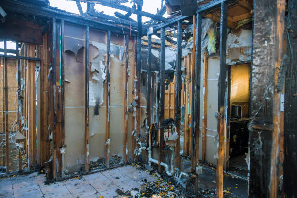 Professional Fire Damage Removal technician working in Seneca, MO